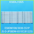 1 kit =10pcs LED Strip 5LED for TD K58DLJ10US polaroid 58 tvled584k01 JS-D-JP58DM-051EC(81225) E58DM100 3030-5S1P