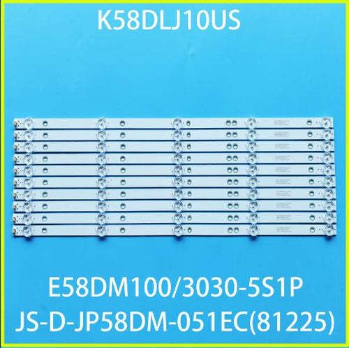 1 kit =10pcs LED Strip 5LED for TD K58DLJ10US polaroid 58 tvled584k01 JS-D-JP58DM-051EC(81225) E58DM100 3030-5S1P
