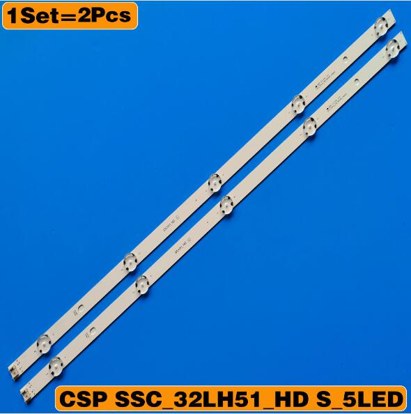2Pieces/lot 5 lamp For LG 32"TV Innotek direct 15.5Y 32Inch 32LF510B 32LH590U SVL320AL5 DH_LF51 32LH51_HD SSC_32inch_HD