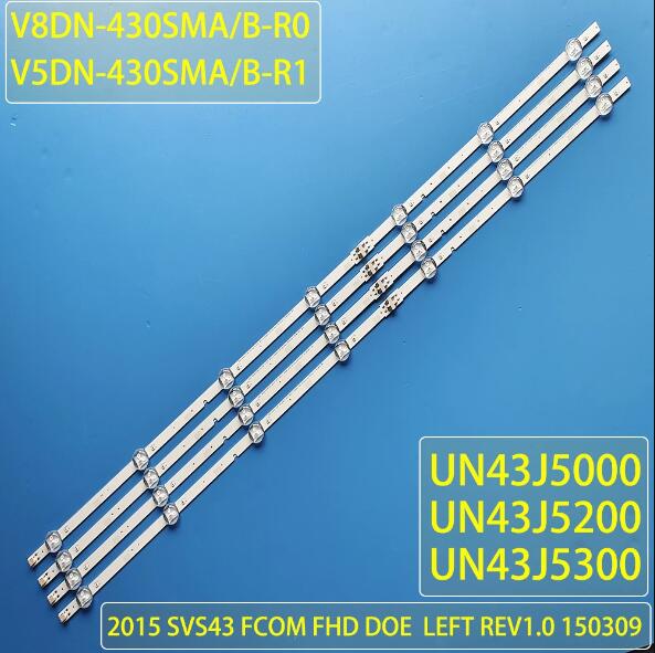 BN96-37294A BN96-37295A LED backlight strip(8) V8DN-430SMA-430SMB-R0 use for Samsung UN43J5000 LH43DBJPLGC UN43J5200 UN43J5300