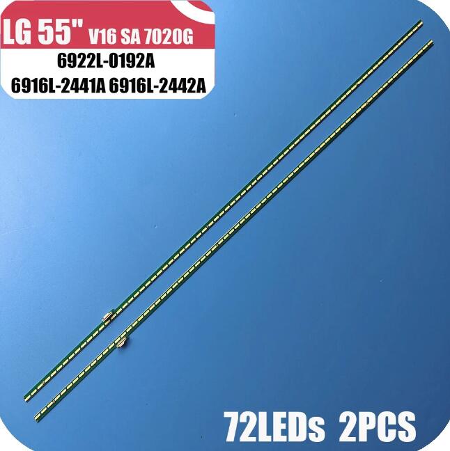 LED Backlight strip 72 lamp For LG 55" V16 AS1 2441 2442 REV0.1 6922L-0192A 55UH850V 55UH8507 55UH8500 LC550EQU DJ F1 F2