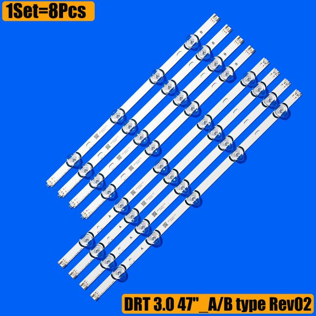 LED Backlight strip 9 Lamp For LG 47" TV DRT 3.0 47" 47LB631V 47LB561V 47LB6300 47GB6500 47LB652V 47lb650v 47LB5610 47LB565V