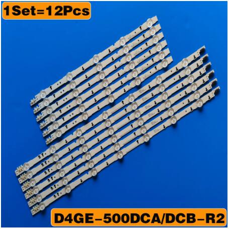 12 PCS/set LED backlight For Samsung UN50J5500 UE50H6200 UE50H6470 D4GE-500DCA-R2 D4GE-500DCB-R2 BN96-30428A BN96-30427 30425
