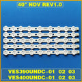 LED Backlight Strip For 40" NDV REV1.0 40L3433DG VESTEL VES390UNDC-01 39FLHY168D 39PF3025D 39FHD-CNOV VES400UNDS-02 LC-39LD145K