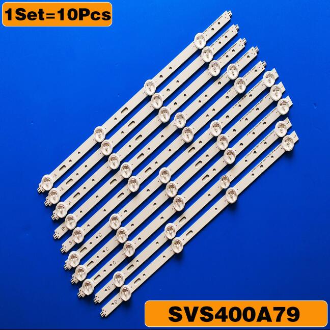 LED backlight strip For Samsung 40" TV 4/5lamp SVS400A73 40D1333B 40L1333B 40PFL3208T LTA400HM23 SVS400A79 40PFL3108T/60 New