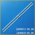 LED strip(2) for SONY KDL-49WE660 KD-49XF7073 KDL-49WE750 KD-49X720E KDL-49WE665 KD-49XE7002 KD-49XE7093 49W660E LB49013 LB49025