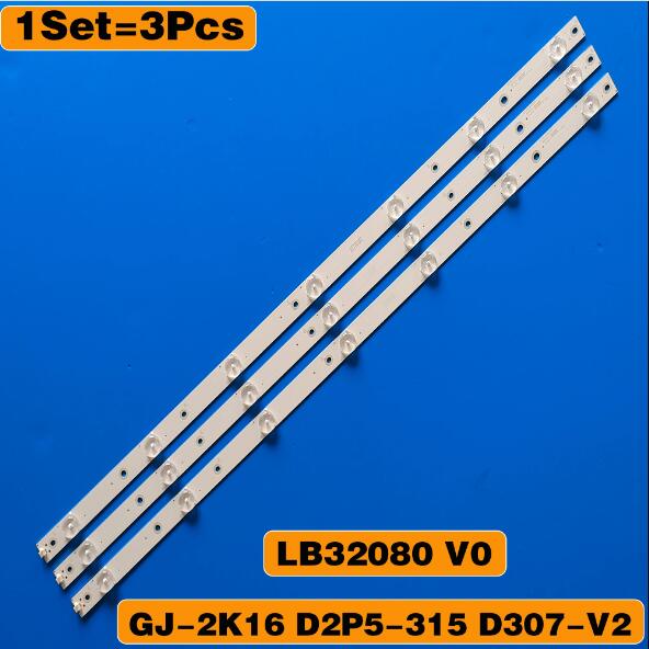 LED backlight strip for LG 32LJ550B-SA 32LJ500V 32LH500D GJ-2K16 GEMINI-315 32PFS6401 KDL-32R330D 32PHS5301 32PFS5501 LB32080 V0