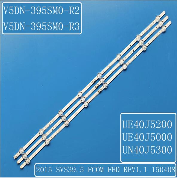 LED backlight strip for Samsung UE40J5200 UE40J5000 UE40J5300 V5DN-395SM0-R2 R3 BN96-37622A LM41-00355A 00121X 2015 SVS39.5 FCOM