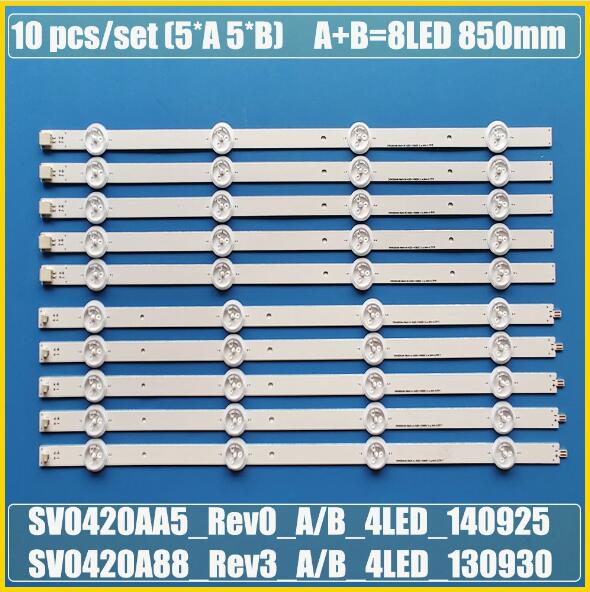 New LEDbacklight strip for Panasonic TX-42AS500E TX-42A400B TH-42LRU70 SV0420A88_Rev3_A_4LED_130930 SV0420AA5_Rev0_A_4LED_140925