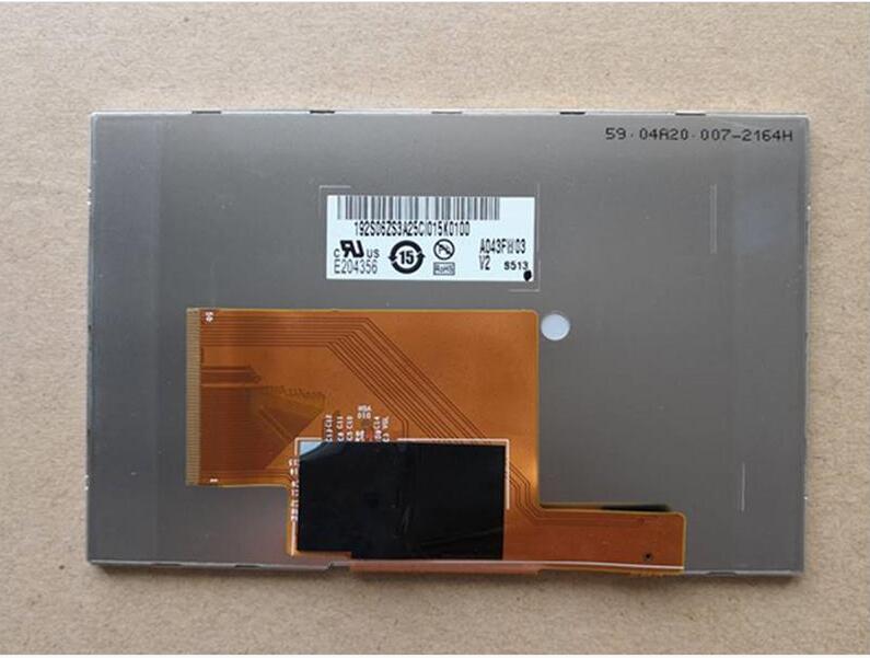 Original A043FW03 V2 AUO Screen 4.3" 480*272 A043FW03 V2 Display