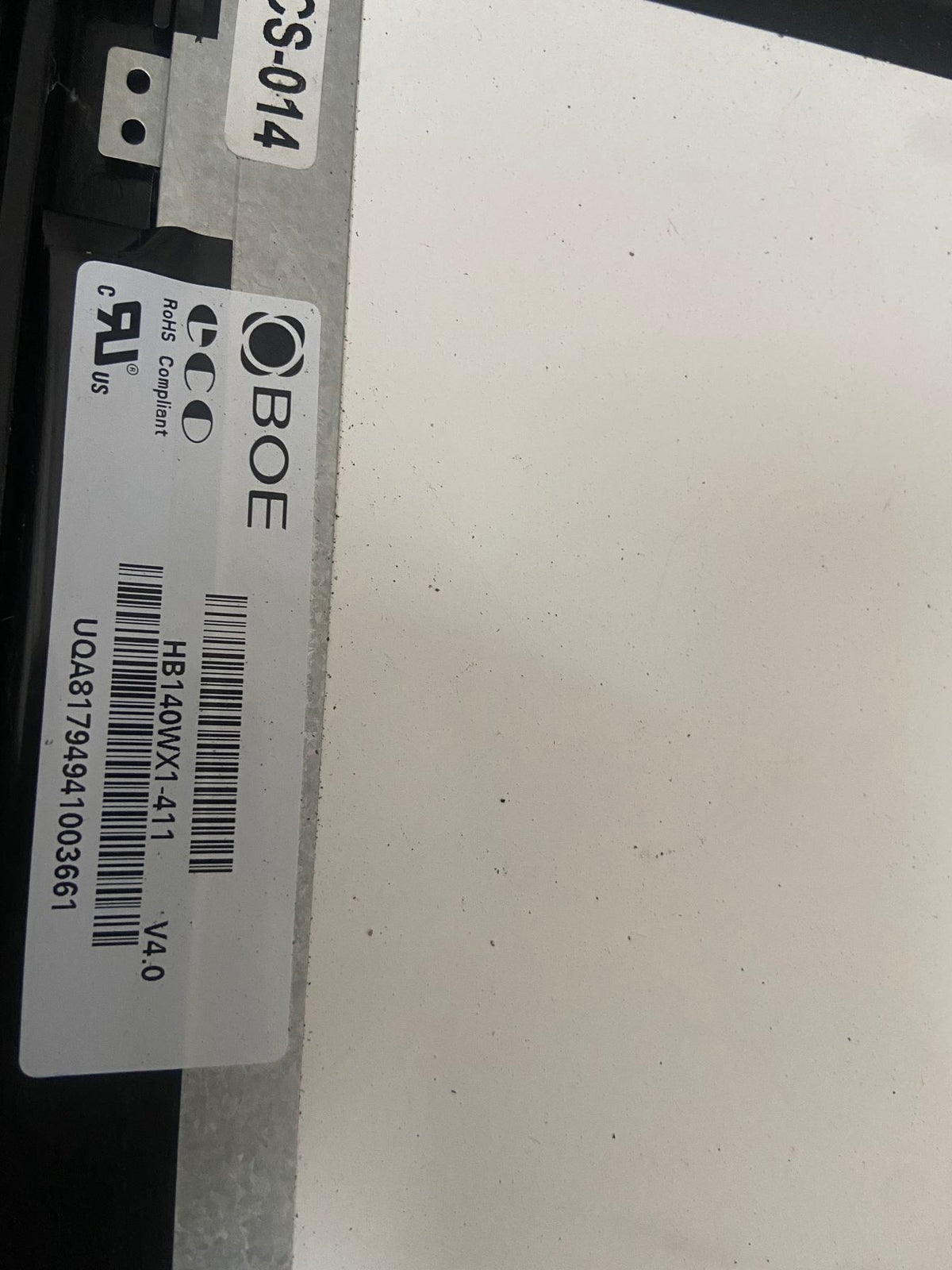 Original HB140WX1-411 BOE Screen 14.0" 1366*768 HB140WX1-411 Display