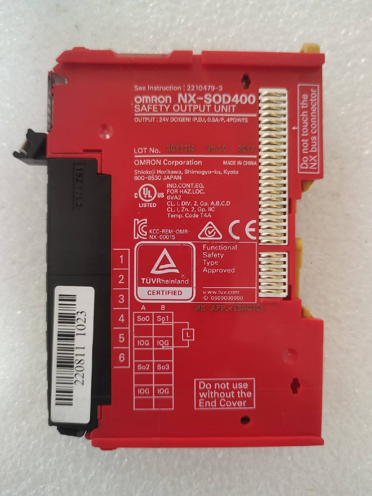 Original NX-SOD400 OMRON Safety Output Unit