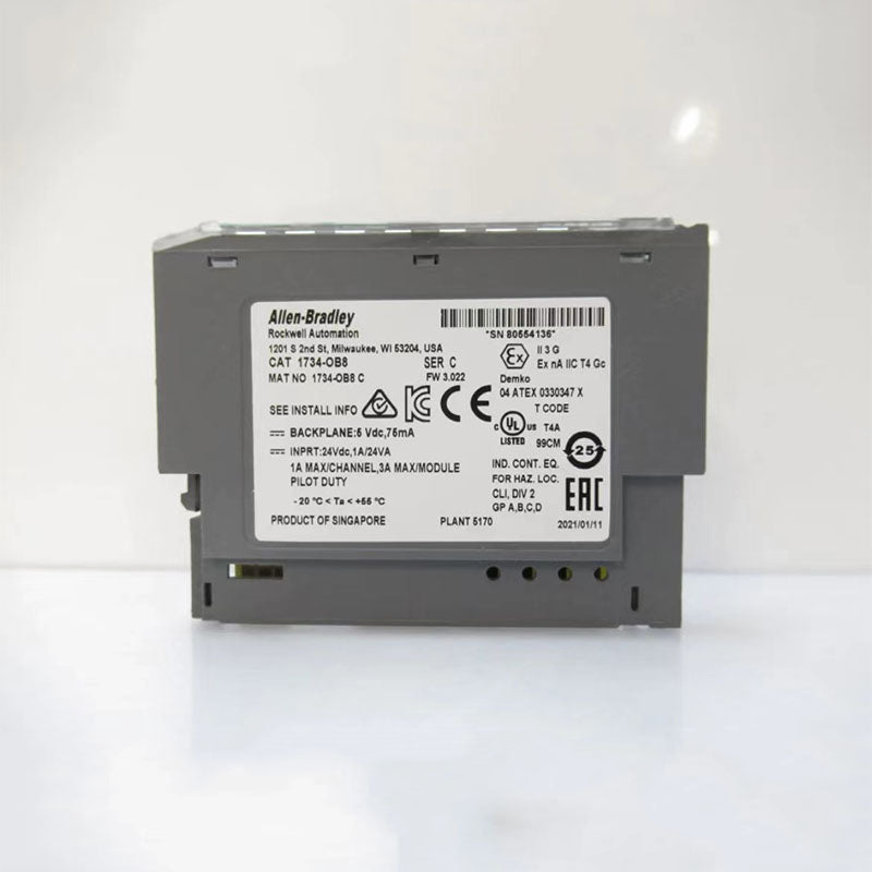 Original 1734-OB8 Allen Bradley Digital Input Module Rockwell PLC Digital Quantity Module