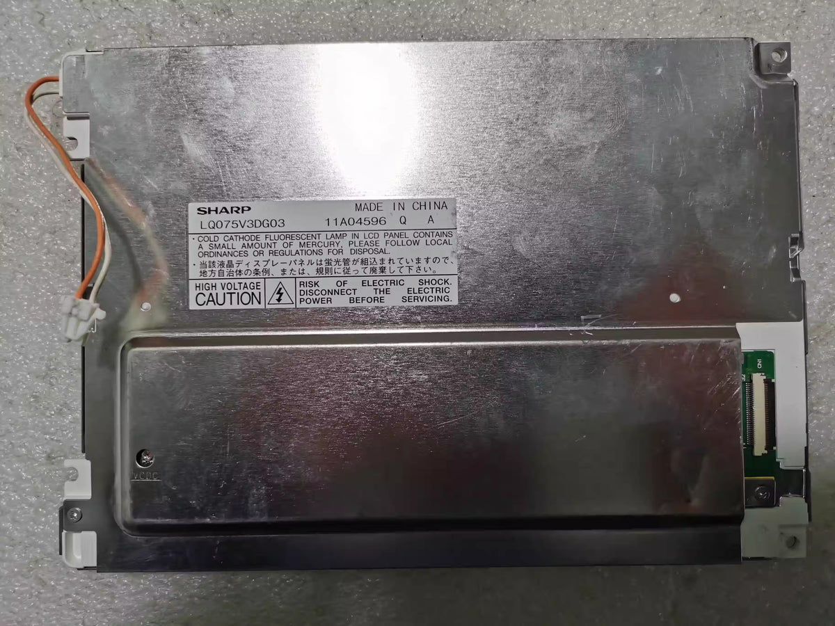 Original LQ075V3DG03 Sharp Screen 7.5" 640*480 LQ075V3DG03 Display