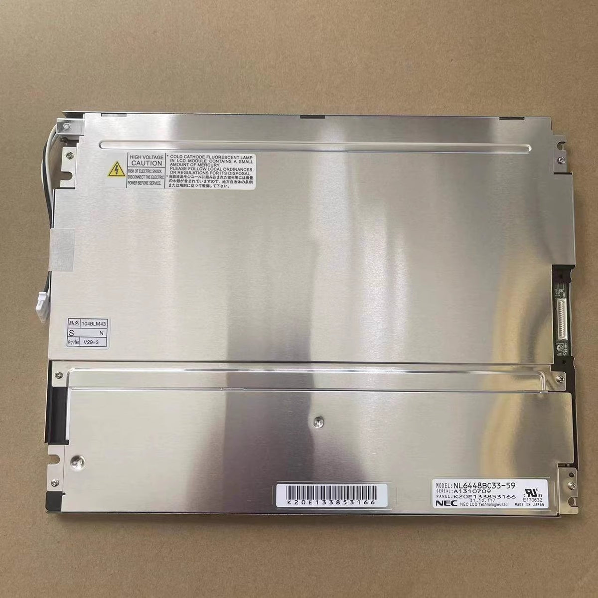 Origina NEC 10.4" NL6448BC33-59 LCD Panel Display Screen Panel