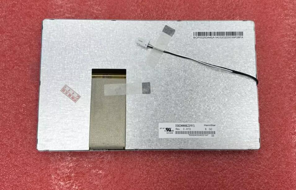 Original HSD080KDW1-H10 HannStar Screen 8.0" 800*480 HSD080KDW1-H10 Display