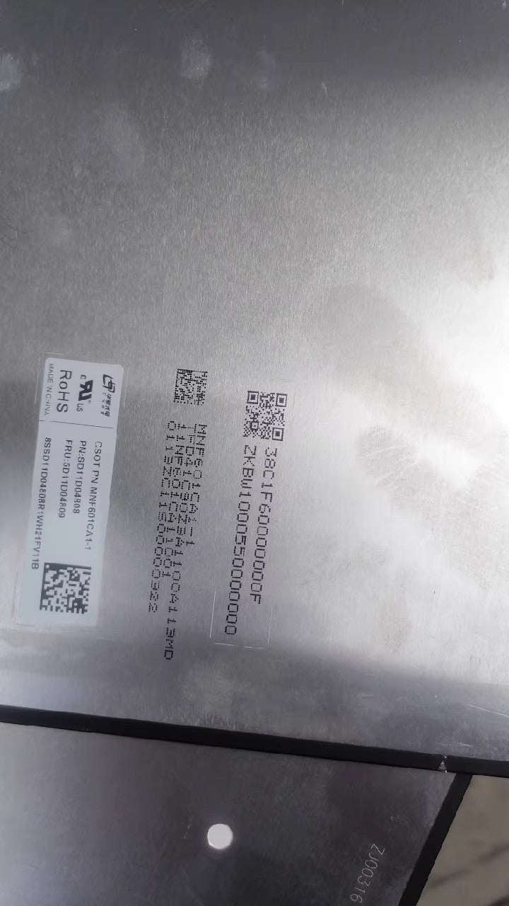 Original MNF601CA1-1 CSOT Screen 15.6" 2560*1440 MNF601CA1-1 Display