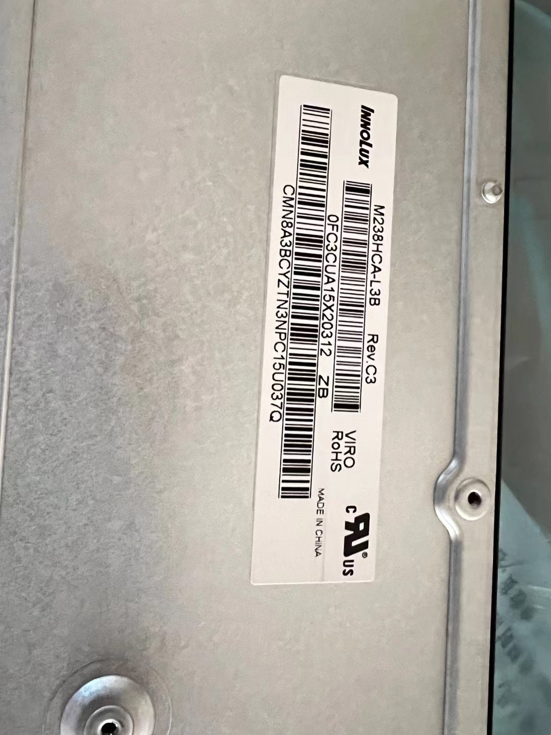 Original Innolux 23.8-Inch M238HCA-L3Z LCD Display 1920×1080 Industrial Screen