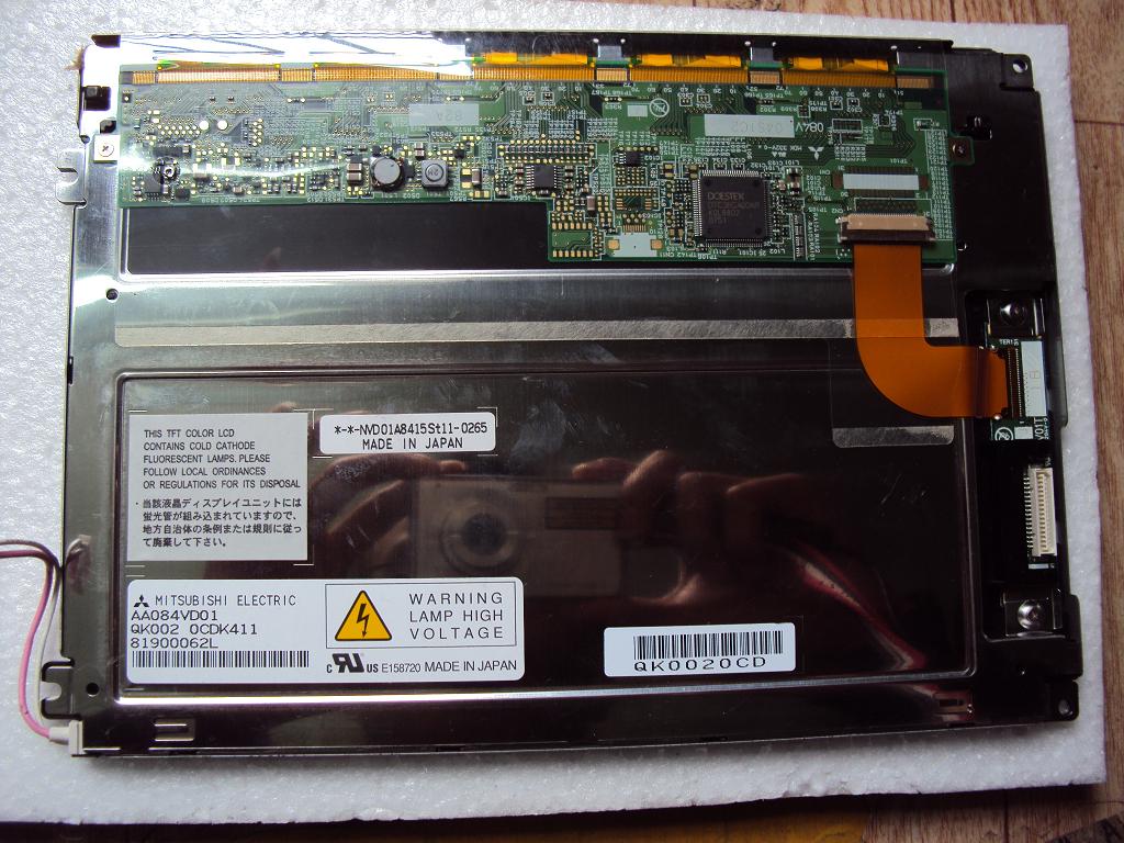 Original AA084VD01 MITSUBISHI Screen 8.4" 640×480 AA084VD01 Display
