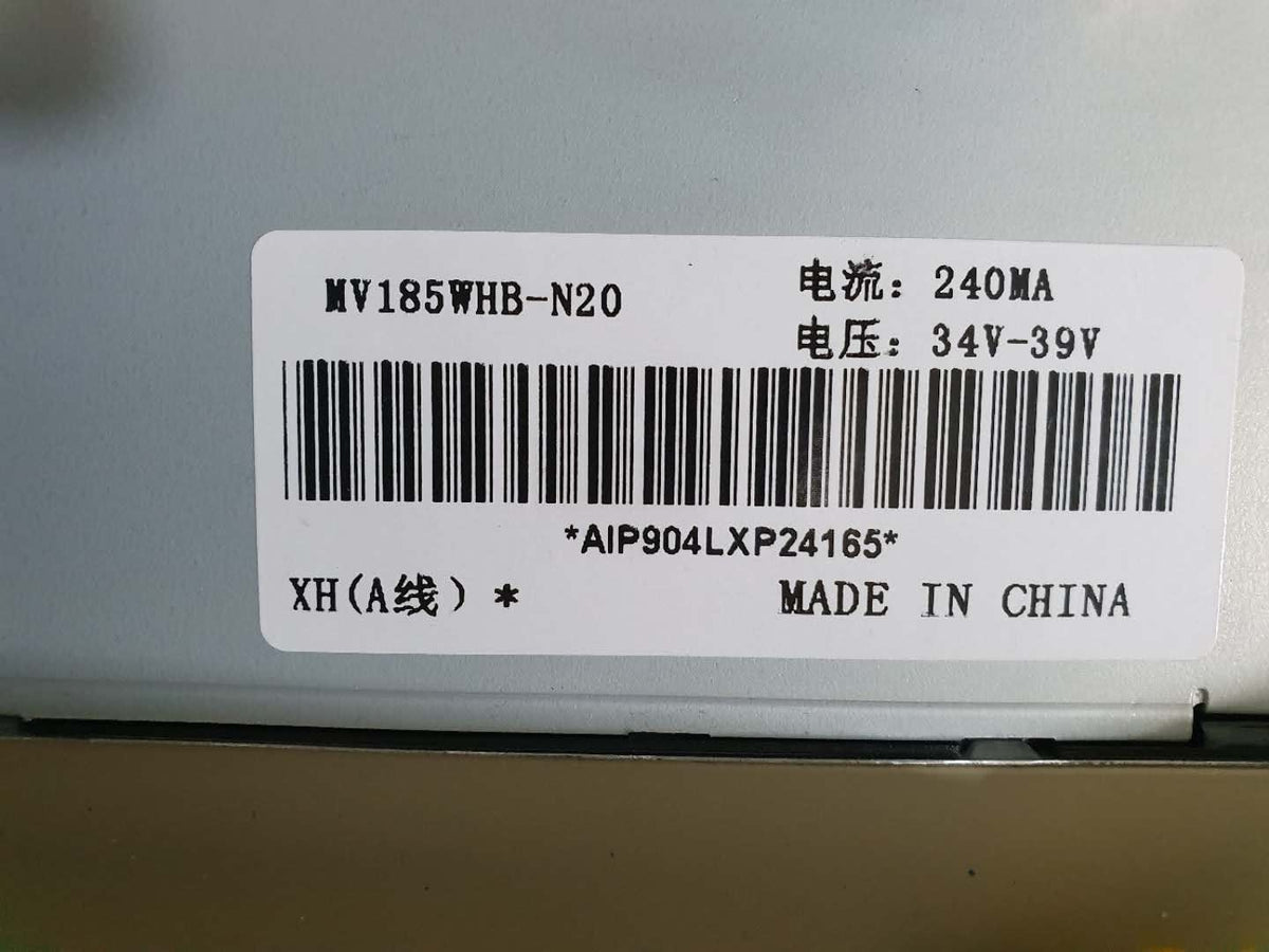 Original MV185WHB-N20 BOE Screen 18.5" 1366*768 MV185WHB-N20 Display