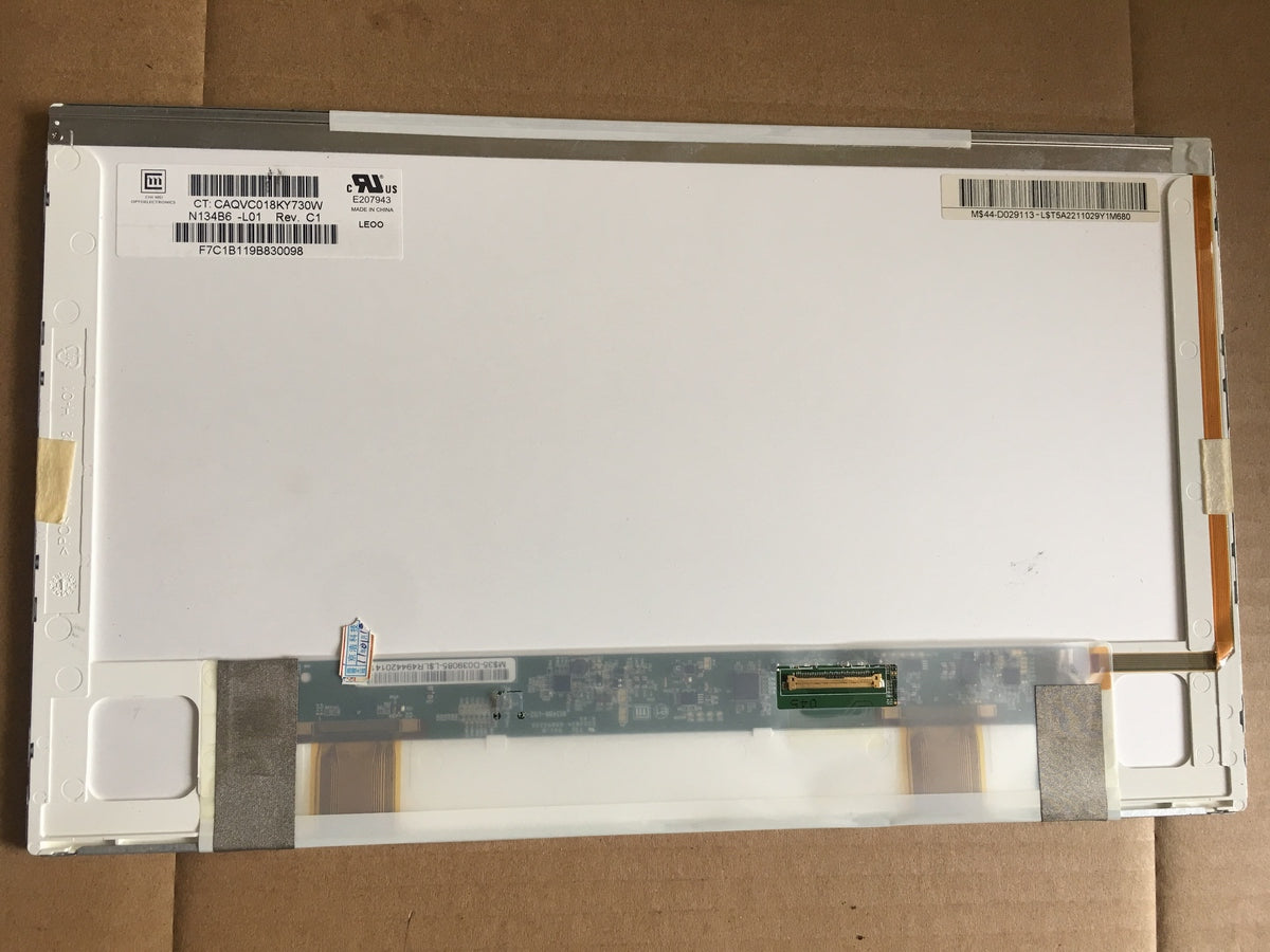 Original Innolux N134B6-L02 13.4" Resolution 1366*768 Display Screen N134B6-L02 Display LCD