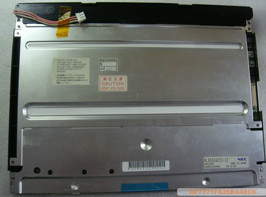 Original NL8060AC31-12 NEC Screen 10.4" 640x480 NL8060AC31-12 Display