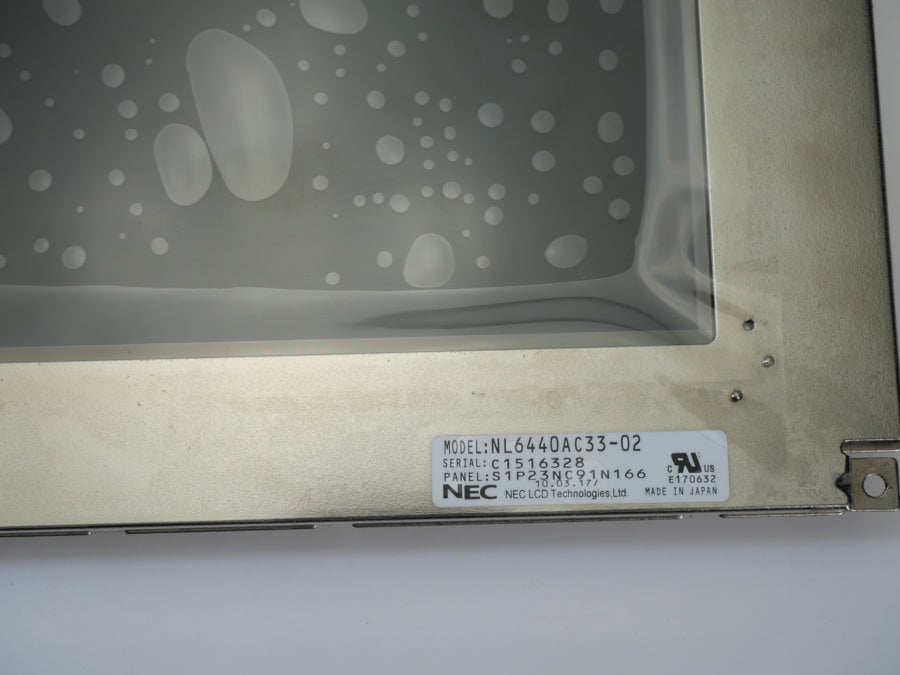 Original NL6440AC33-02 NEC Screen 9.8" 640×400 NL6440AC33-02 Display