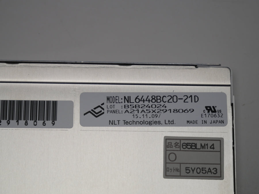 Original NL6448BC20-21D NEC Screen 6.5"  640×480 NL6448BC20-21D Display