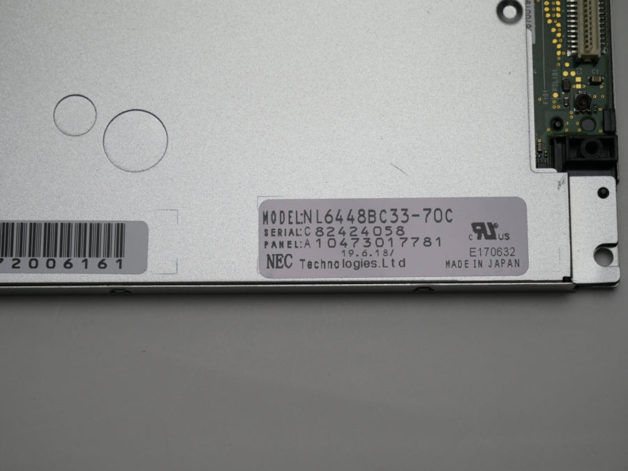 Original NL6448BC33-70C NEC Screen 10.4" 640×480 NL6448BC33-70C Display