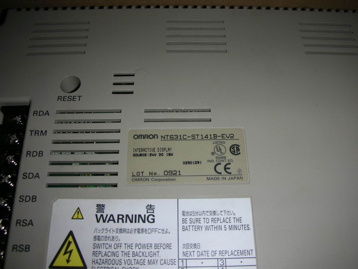Original Omron NT631C-ST141B-EV2 Screen NT631C-ST141B-EV2 Display
