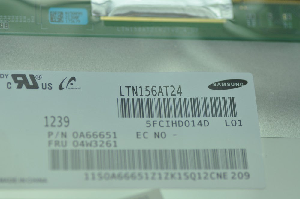 Original LTN156AT24 SAMSUNG 15.6" 1366×768 LTN156AT24 Display