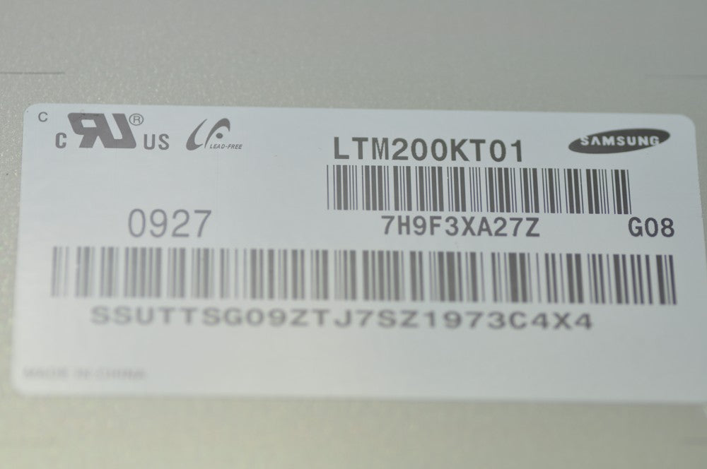 Original LTM200KT01 SAMSUNG 20.0"1600×900 LTM200KT01 Display