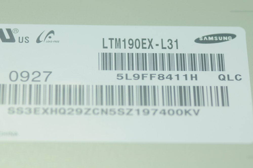 Original LTM190EX-L31  SAMSUNG 19.0"1280×1024 LTM190EX-L31 Display