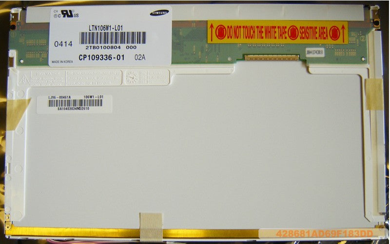 Original LTN106W1-L01 SAMSUNG Screen 10.6" 1280×768 LTN106W1-L01 Display