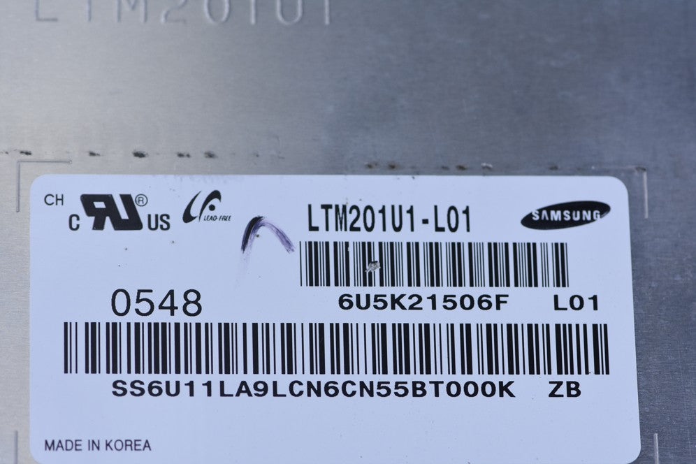 Original LTM201U1-L01 SAMAUNG Screen 20.1" 1600x1200 LTM201U1-L01 Display