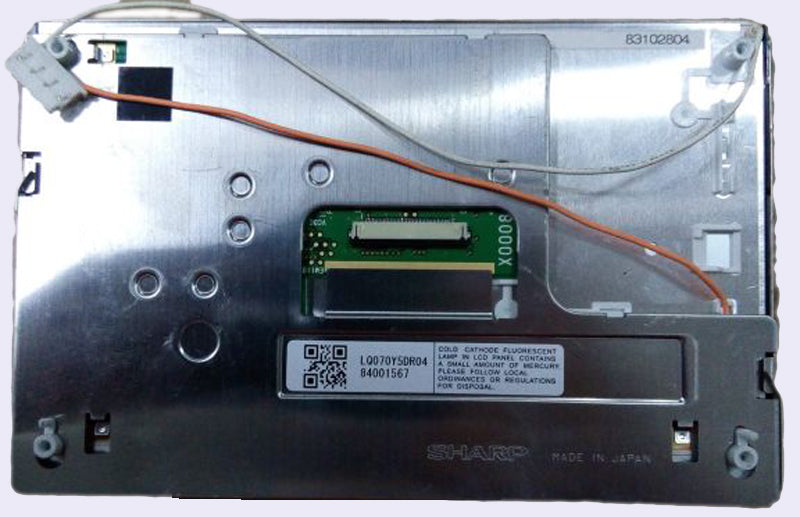 Original LQ070Y5DR04 SHARP Screen 7.0" 800×480 LQ070Y5DR04 Display