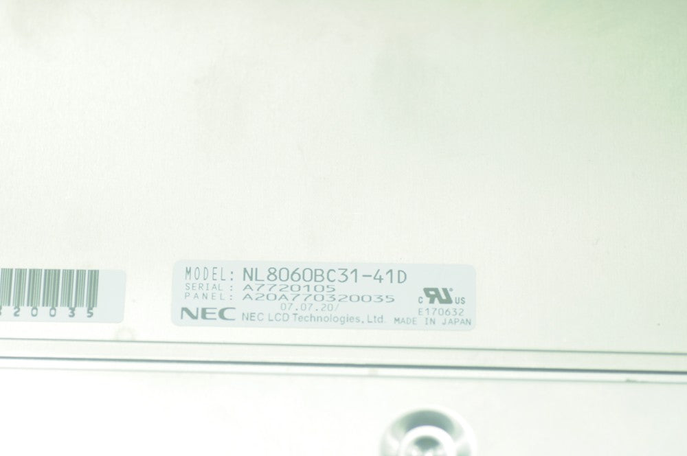 Original NL8060BC31-41D NEC Screen 12.1"  800×600 NL8060BC31-41D Display