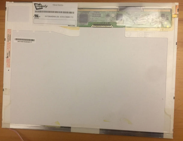 Original TD141TGCD1 TOPPOLY Screen 14.1" 1024*768 TD141TGCD1 Display