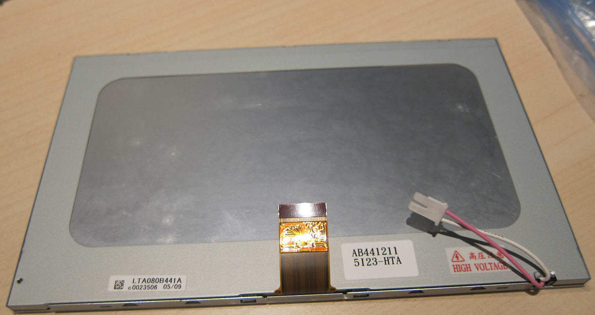 Original LTA080B441A TOSHIBA Screen 8" 480*234 LTA080B441A Display for Car GPS Navigation Audio by TOSHIBA