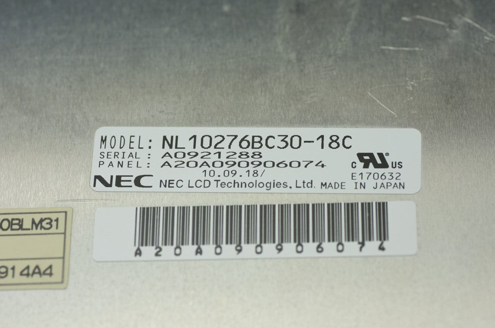 Original NL10276BC30-18C NEC Screen 15.0" 1024*768 NL10276BC30-18C  Display