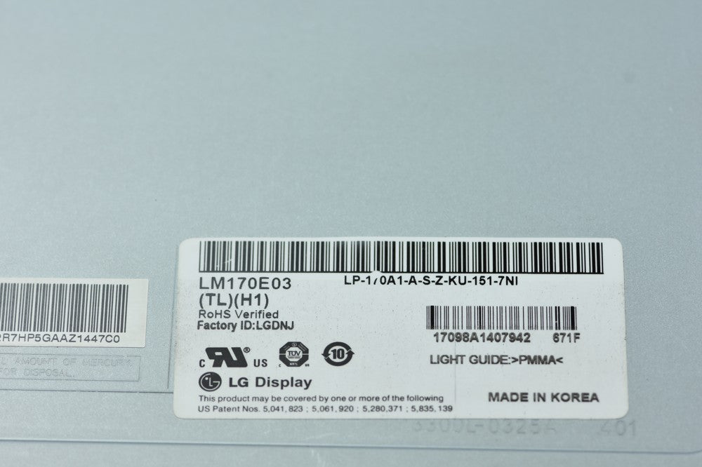 Original LM170E03-TLH1 LG  Screen 17.0" 1280*1024 LM170E03-TLH1 Display