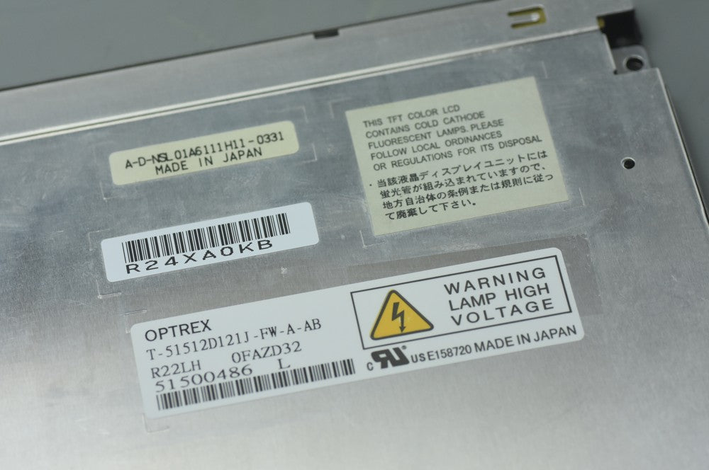 Original T-51512D121J-FW-A-AB CPT Screen 12.1" 800*600 T-51512D121J-FW-A-AB  Display