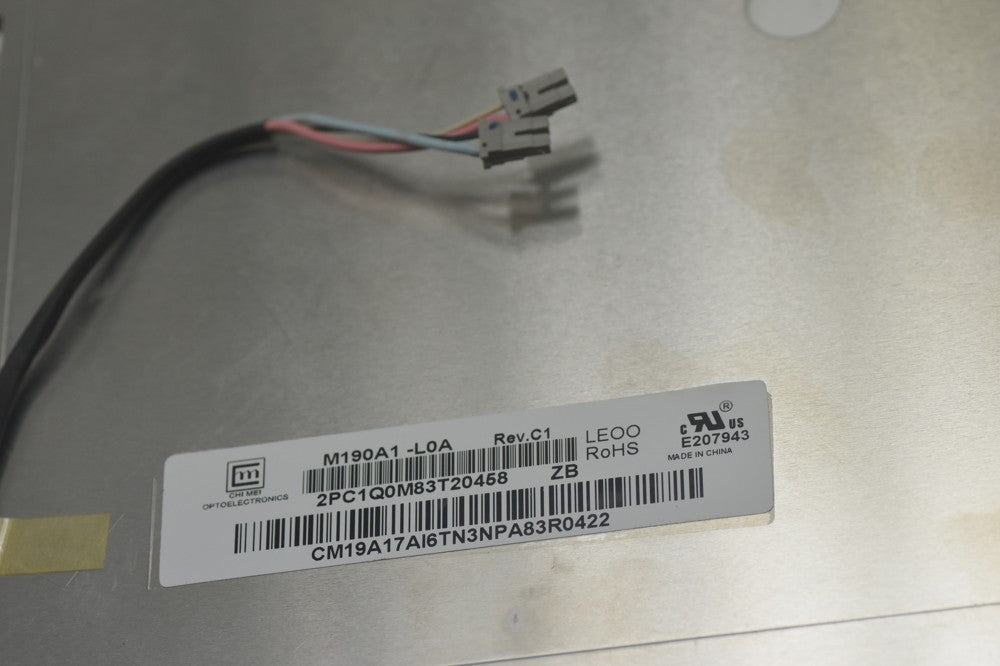 Original M190A1-L0A CMO Screen 19.0" 1440*900 	M190A1-L0A Display