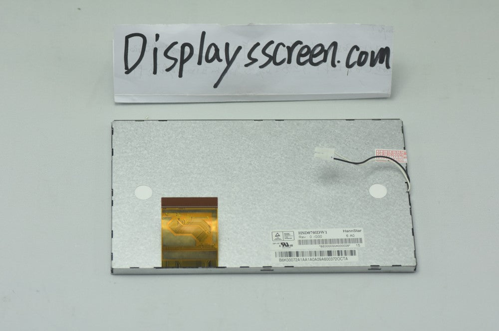 Original HSD070IDW1-G00   HannStar Screen 7.0" 800*480 HSD070IDW1-G00  Display