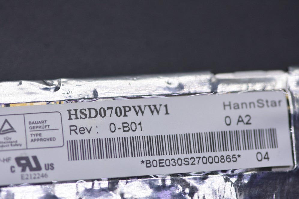 Original HSD070PWW1-C00  HannStar Screen 7.0" 1280*800 HSD070PWW1-C00 Display