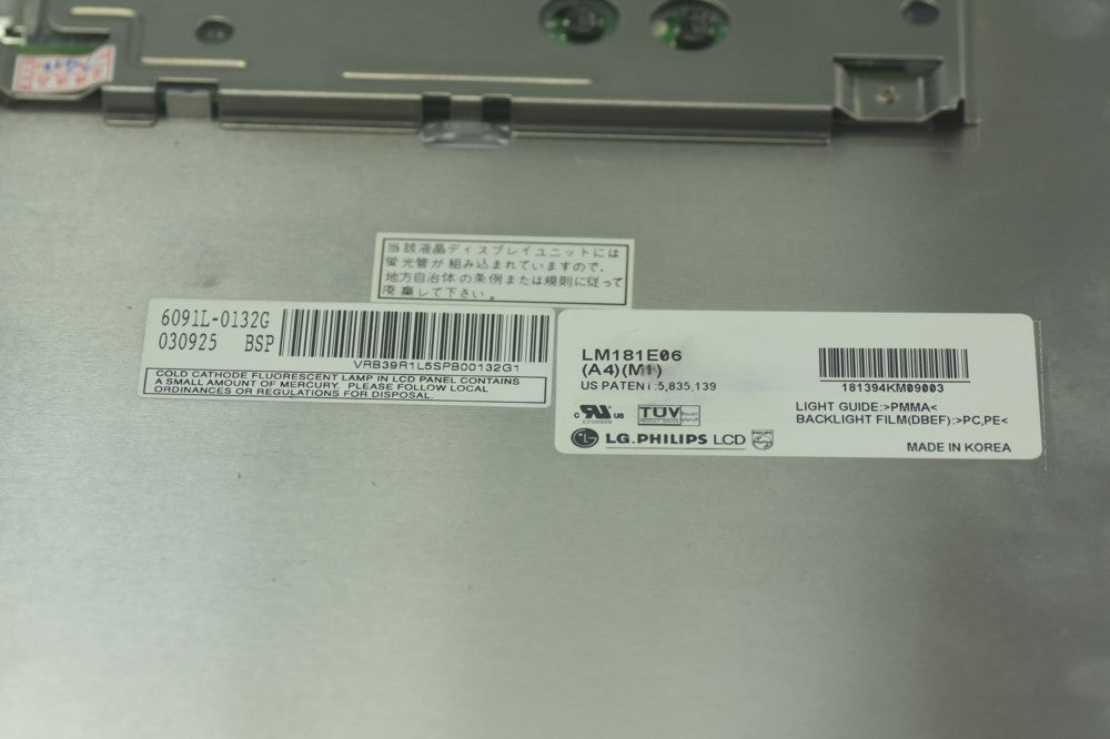 Original LM181E06-A4M1  LG Screen 18.1" 1280*1024 LM181E06-A4M1 Display