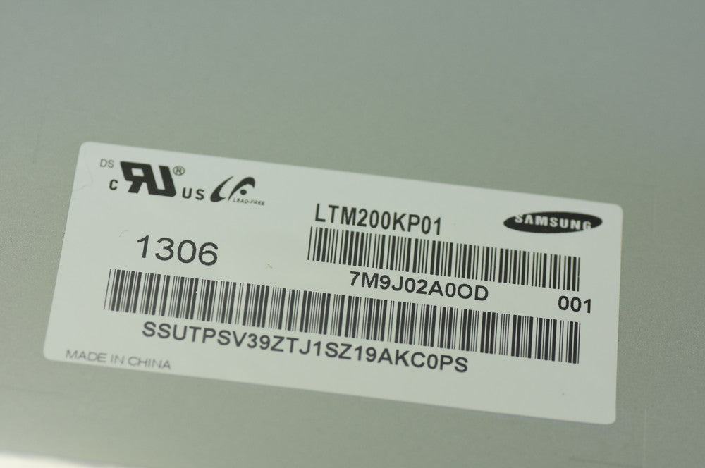 Original LTM200KP01 SAMSUNG  Screen 20.0" 1600*900 LTM200KP01  Display