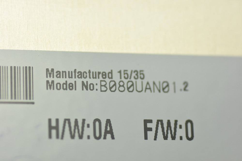 Original B080UAN01.2  AUO  Screen 8.0" 1200*1920 B080UAN01.2 Display