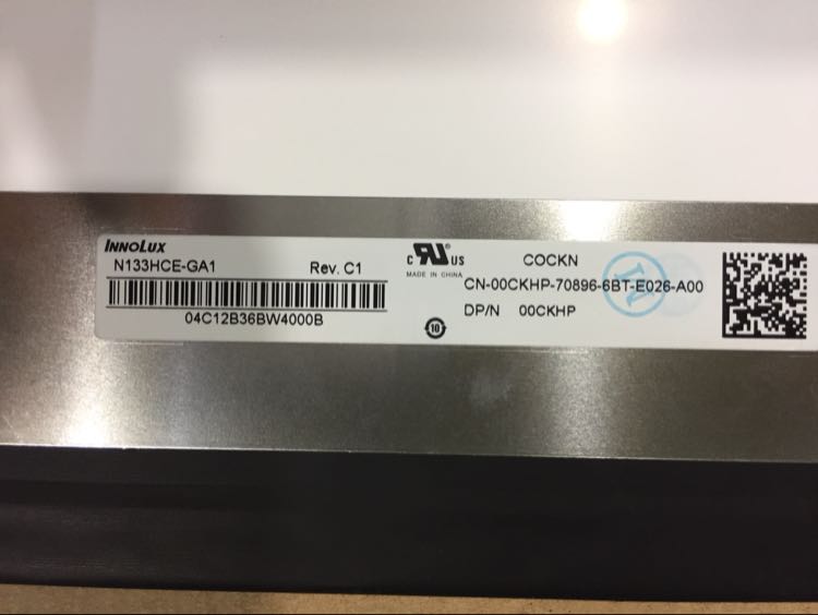 Original N133HCE-GA1 Innolux Screen 13.3" 1920×1080 N133HCE-GA1  Display