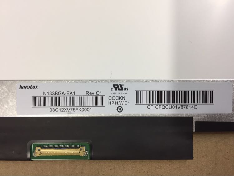 Original N133BGA-EA1 Innolux  Screen 13.3" 1366×768 N133BGA-EA1 Display